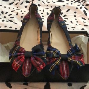 Like New Tartan J. Crew Lottie Flats Sz 6.5
